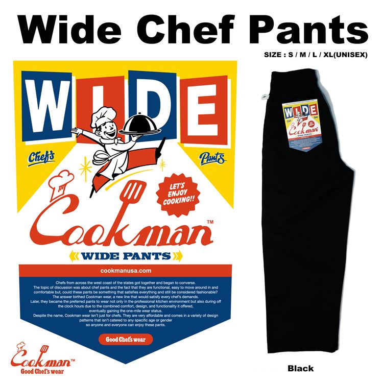 クックマン　シェフパンツ Cookman クックマン シェフパンツ Chef pants 公式 ショップ 南