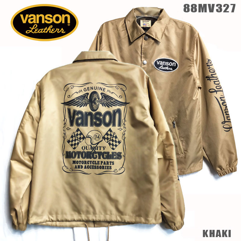 VANSON バンソン モトブルーズ別注 COACH JACKET コーチジャケット