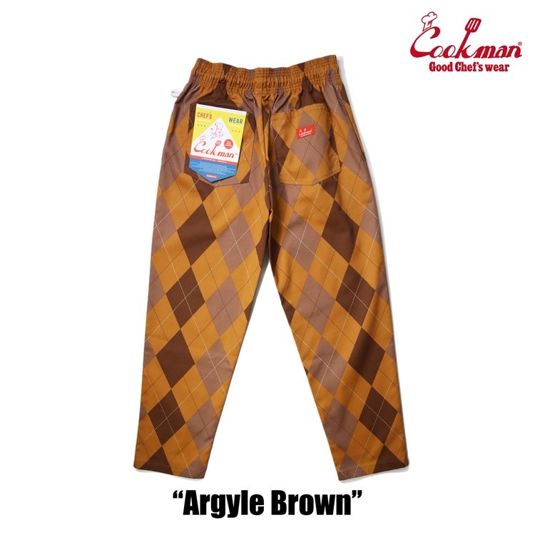楽天市場】クックマン COOKMAN シェフパンツ CHEF PANTS BROWN