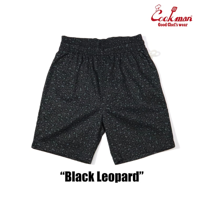 COOKMAN/クックマン ショートシェフパンツ Chef Pants Short Black