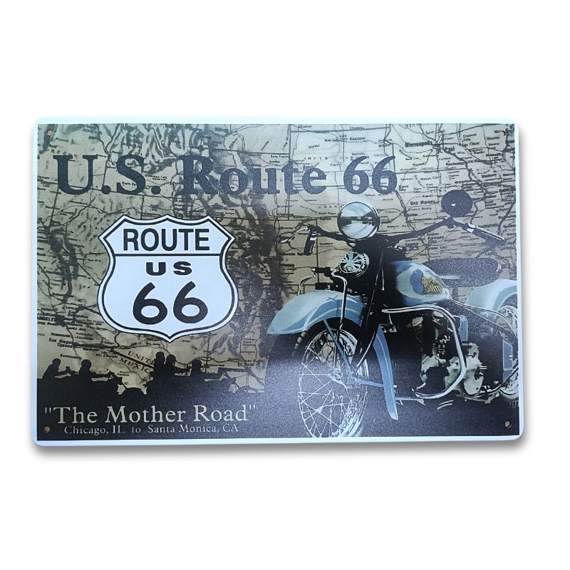 インテリア・雑貨,サインプレート/ティンプレート,ルート66