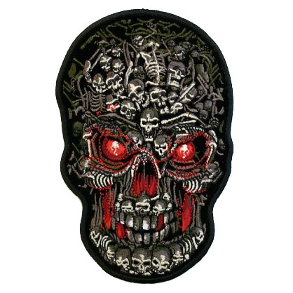 パッチ Skull Makes Skulls 4x6インチ PATCH ワッペン | すべて
