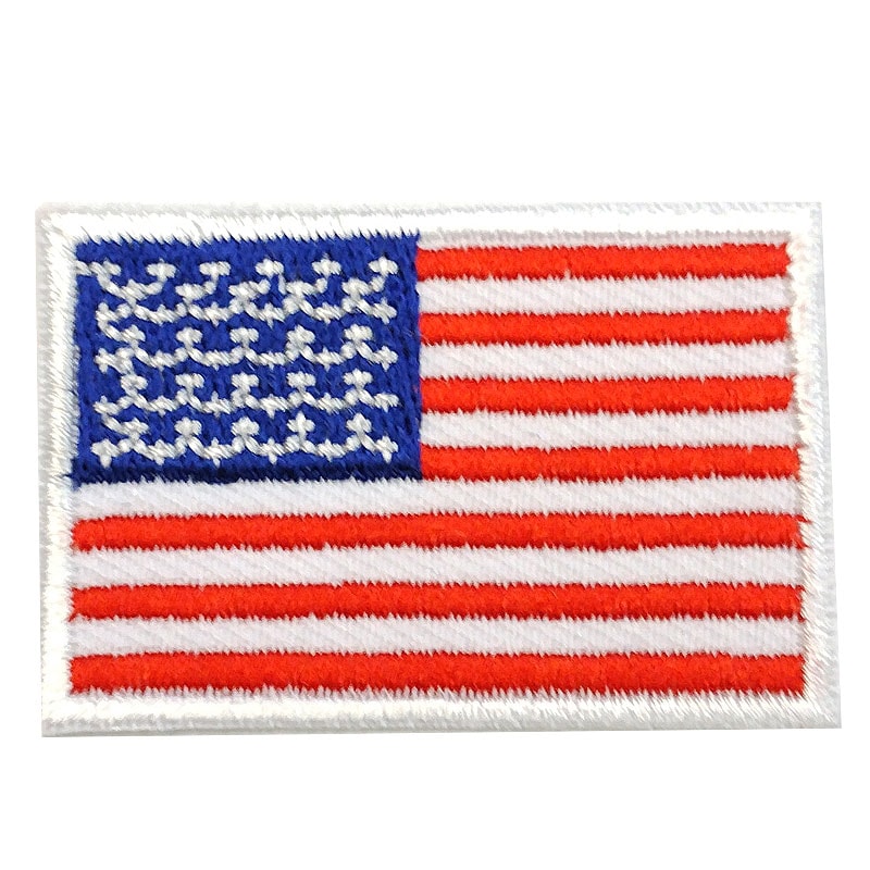 刺繍パッチ】US FLAG アメリカ国旗 ミリタリー PATCH ワッペン