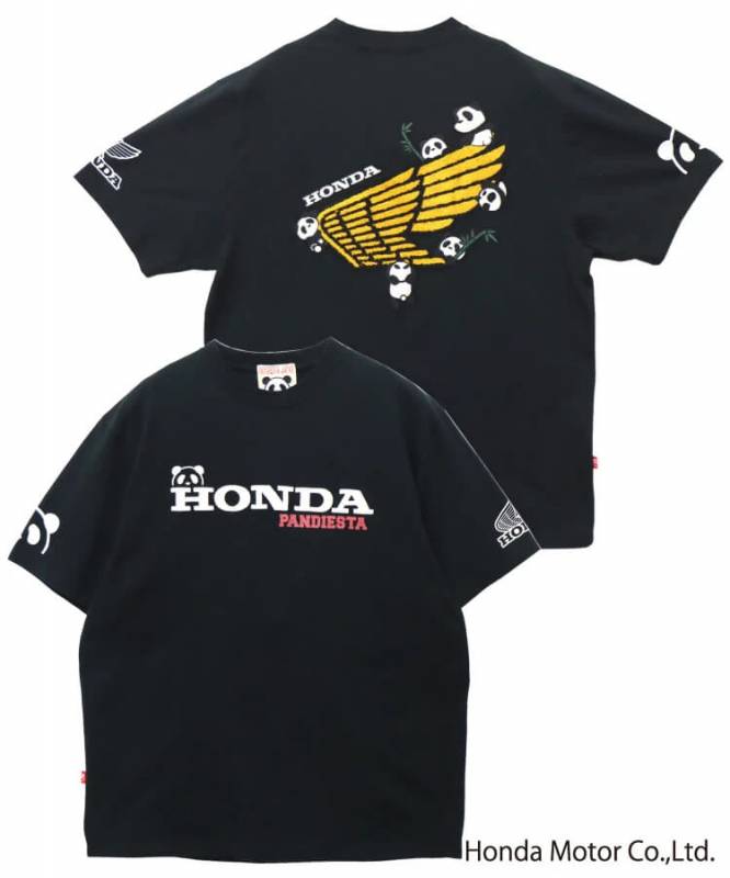 Honda×Pandiesta パンディエスタ ホンダ WING SAGARA 半袖T