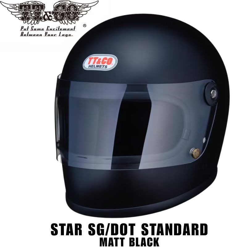 TT&CO.】スター SG/DOT スタンダード マットブラック シールド付き