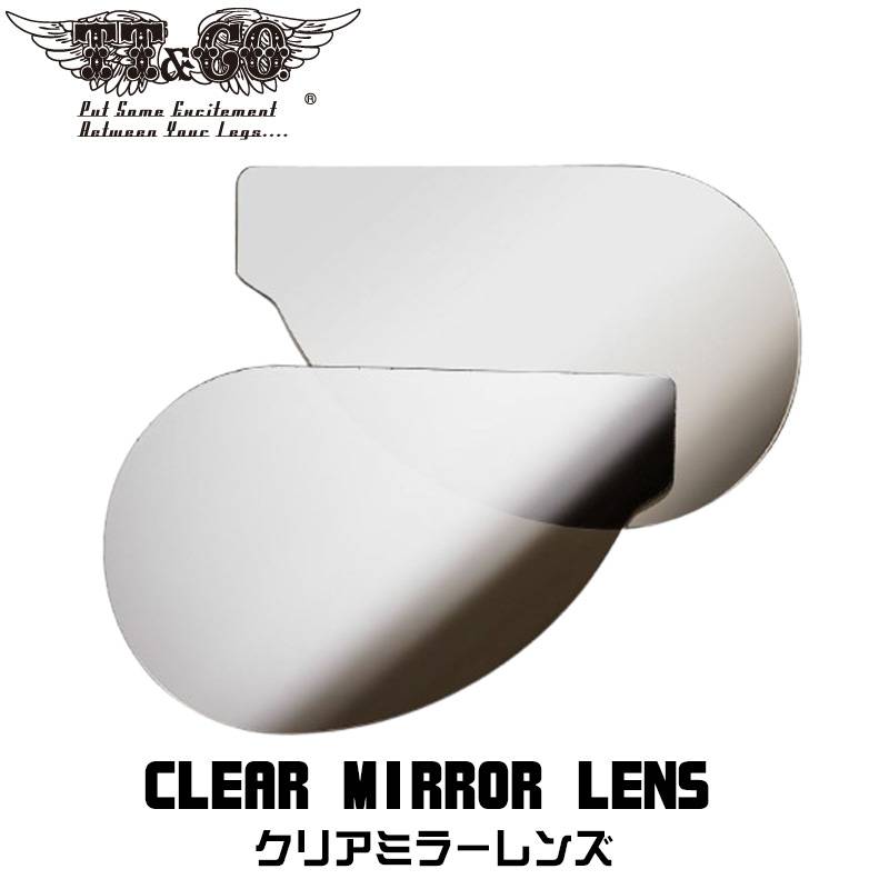 TT&CO. TTゴーグル モデルB/クリアミラーレンズ TT&CO.】TTゴーグル モデルB 専用 クリアミラーレンズ CLEAR MIRROR