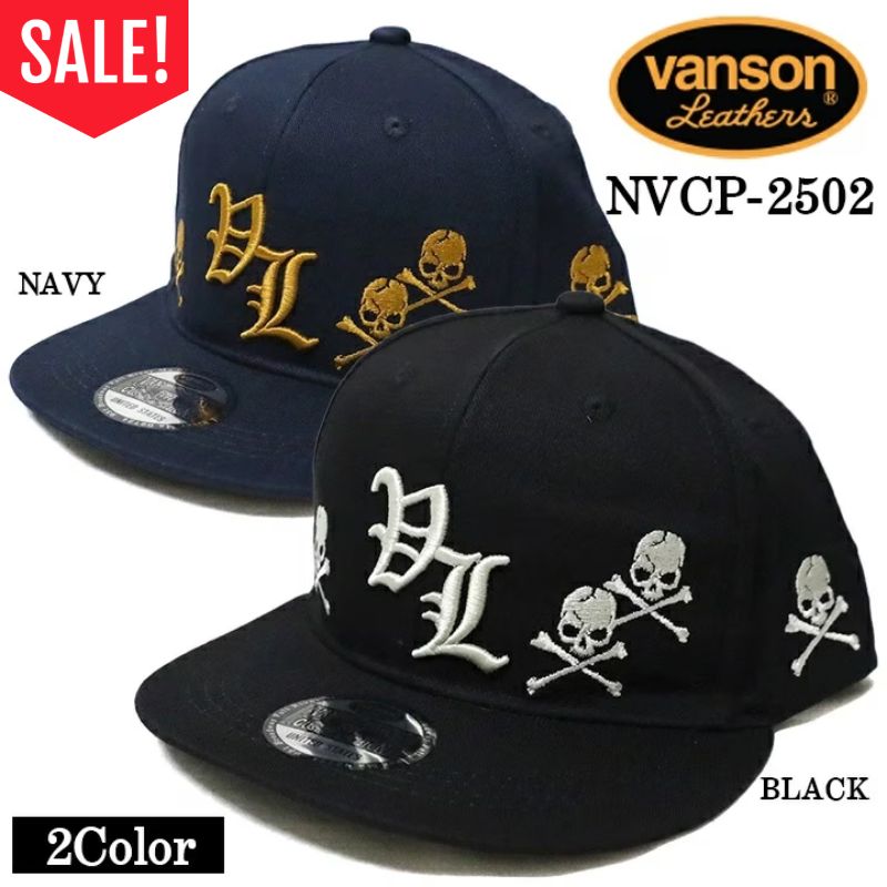 新品未使用バンソンvanson デザインCAP ブランド別,VANSON／バンソン,キャップ | Motobluez Web Shopping