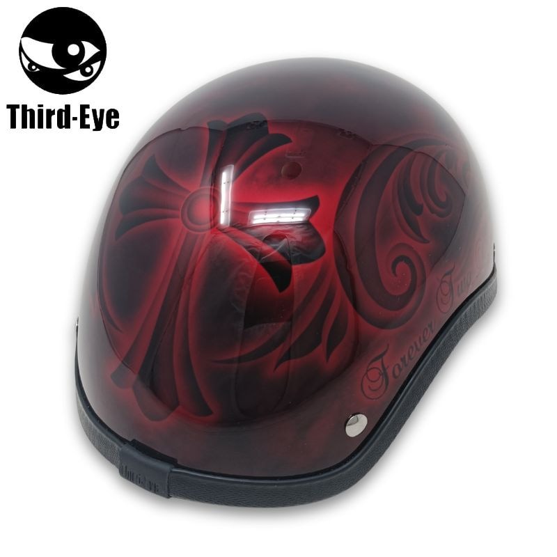 サードアイ ヘルメット　Third-Eye 最高級黒 ブラック - カスタムペイントショップ サードアイ