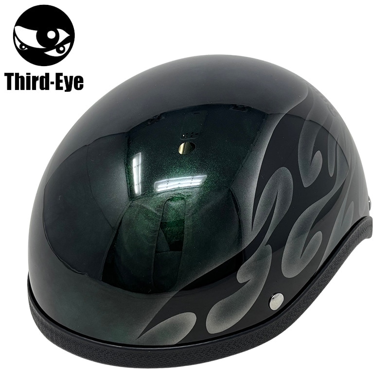 サードアイ ヘルメット　Third-Eye 1点限り】Third-Eye 装飾用 カスタムペイント ハーフヘルメット
