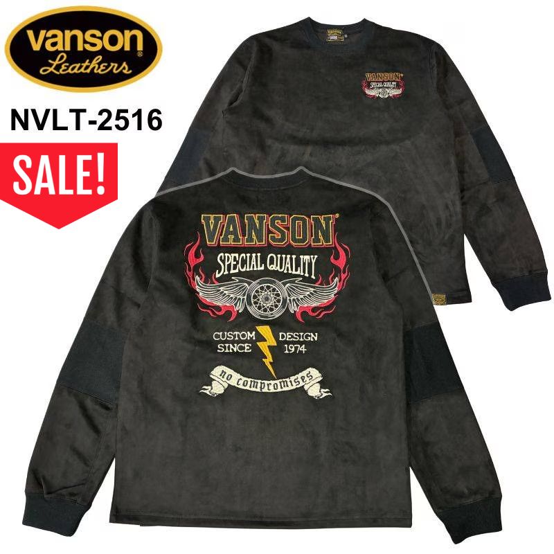 ブランド別,VANSON／バンソン,長袖Tシャツ | Motobluez Web Shopping