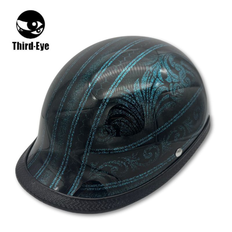 1点限り】Third-Eye 装飾用 カスタムペイント ハーフヘルメット