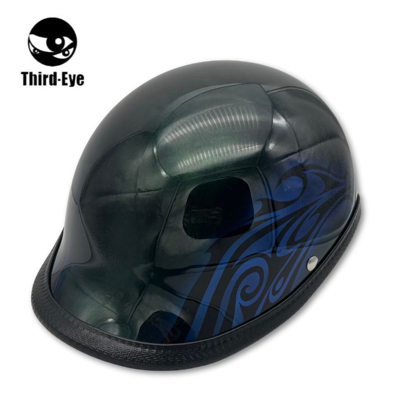 1点限り】Third-Eye 装飾用 カスタムペイント ハーフヘルメット