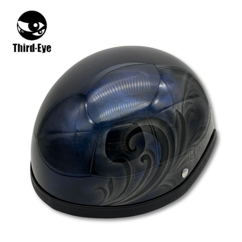 1点限り】Third-Eye 装飾用 カスタムペイント ハーフヘルメット
