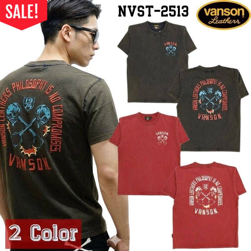 バンソン nvst バンソン t シャツ セール 30 オフ VANSON バンソン