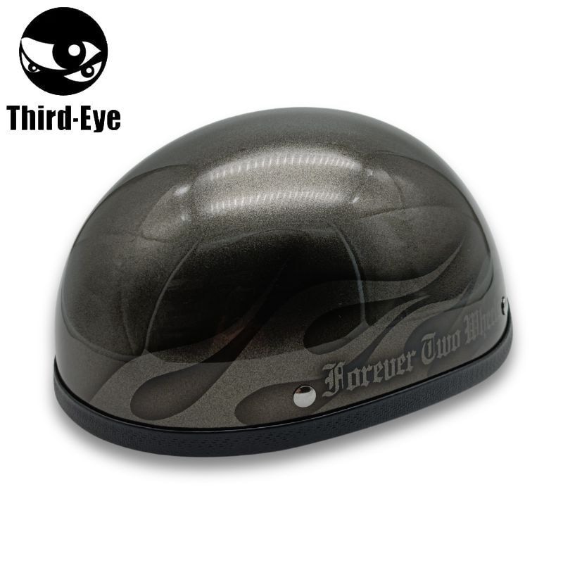 Third-Eye サードアイ　グリフォン バイク ヘルメット ハーフキャップ グリフォン ブラック GF-BK : Third