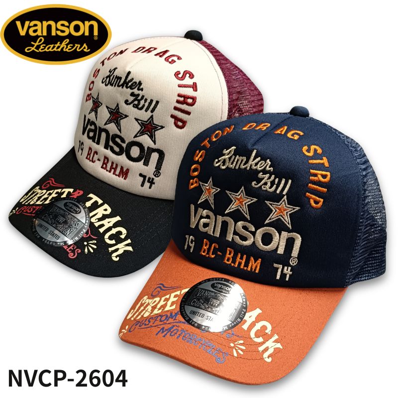 ブランド別,VANSON／バンソン,キャップ | Motobluez Web Shopping
