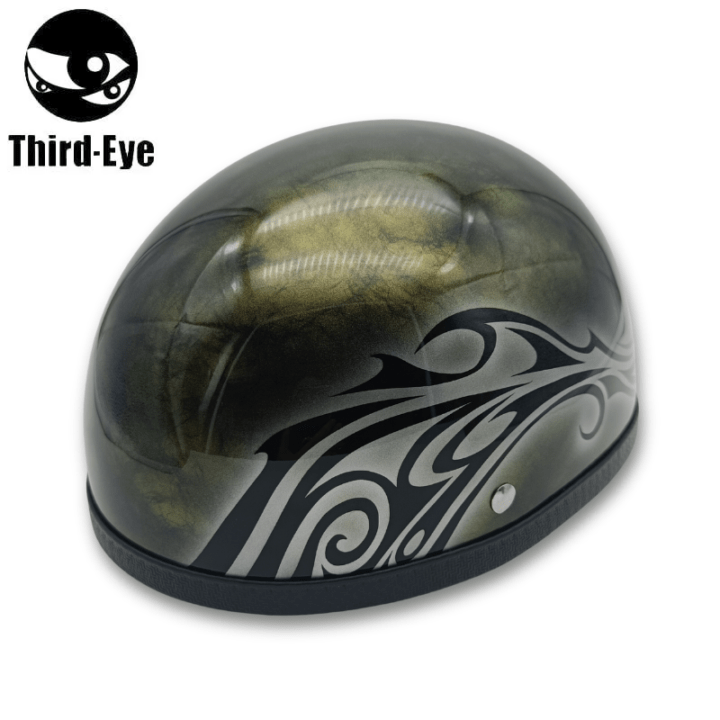 1点限り】Third-Eye 装飾用 カスタムペイント ハーフヘルメット