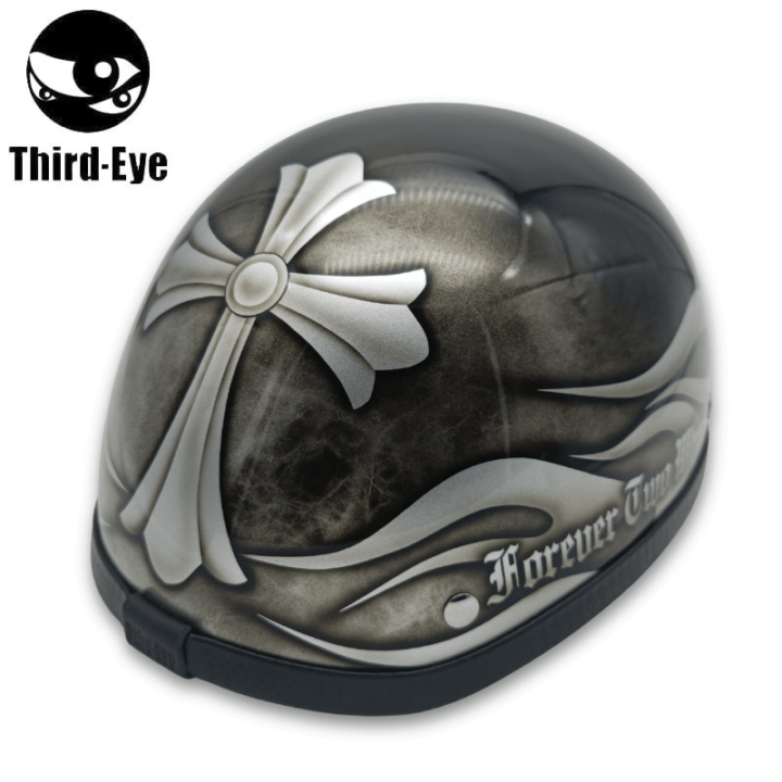 1点限り】Third-Eye 装飾用 カスタムペイント ハーフヘルメット