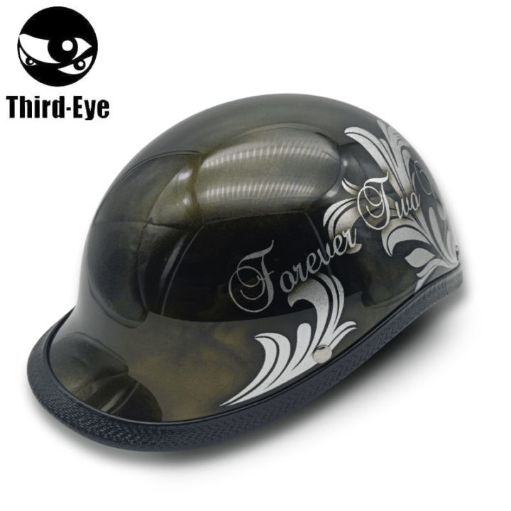1点限り】Third-Eye 装飾用 カスタムペイント ハーフヘルメット