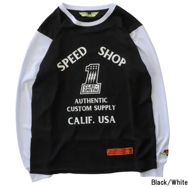 CLAY SMITH クレイスミス SANDY メッシュロングスリーブTシャツ
