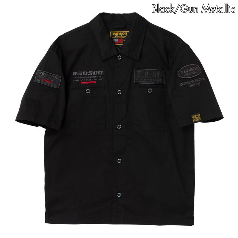 VANSON / バンソン コットンワークシャツ 春夏モデル ｜3カラー