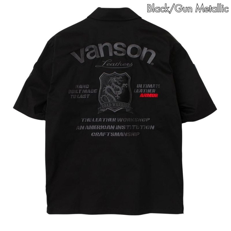VANSON / バンソン コットンワークシャツ 春夏モデル ｜3カラー