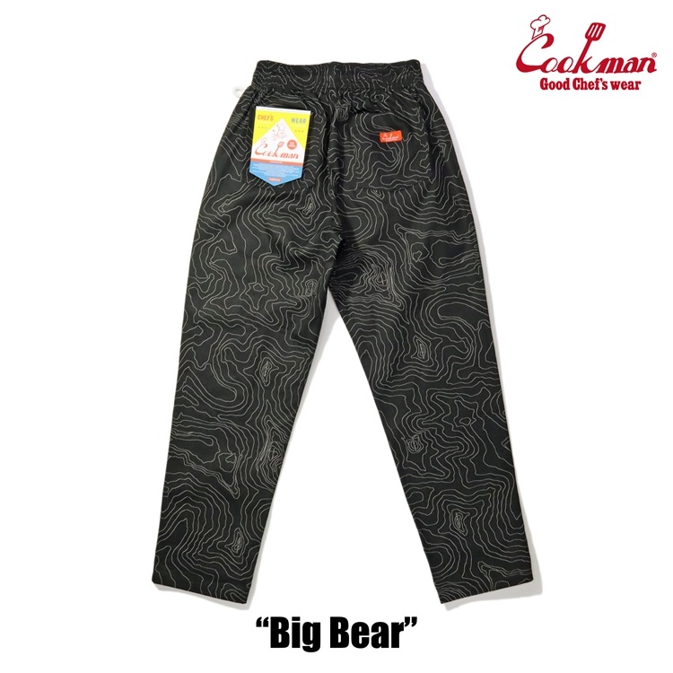 COOKMAN/クックマン Long Chef Pants シェフパンツ「Big Bear」（ユニ