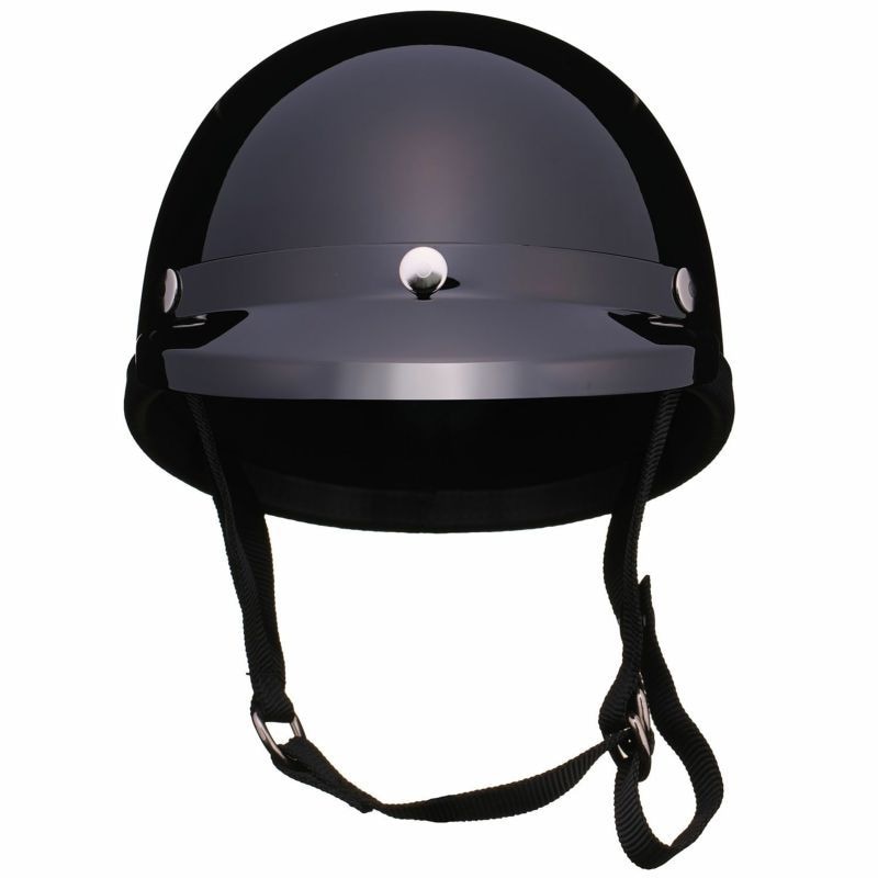 TT&CO 半帽 ヘルメット ブラック TT&CO.】イーグルロード ブラックミニバイザー付 ハーフヘルメット