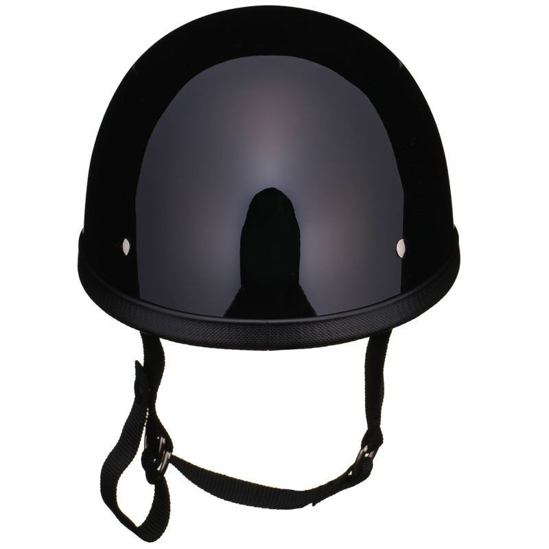 TT&CO.】イーグルロード ブラックミニバイザー付 ハーフヘルメット
