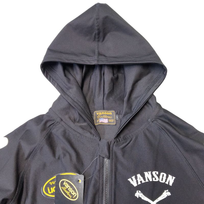 VANSON バンソン ラッシュガード 吸汗速乾 UVカット軽量 メンズ (NVSZ