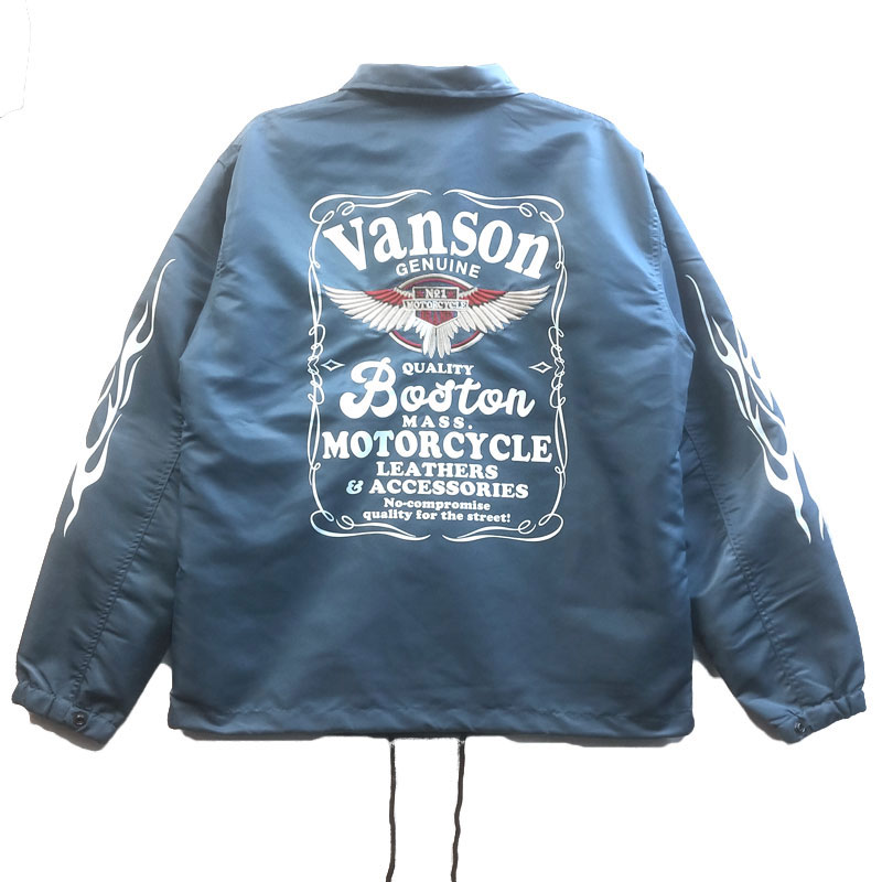 VANSON バンソン モトブルーズ別注 COACH JACKET コーチジャケット