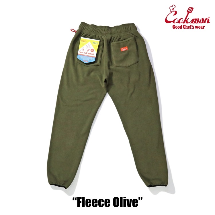 COOKMAN/クックマン Chef Pants Fleece シェフパンツ「Olive」（ユニ
