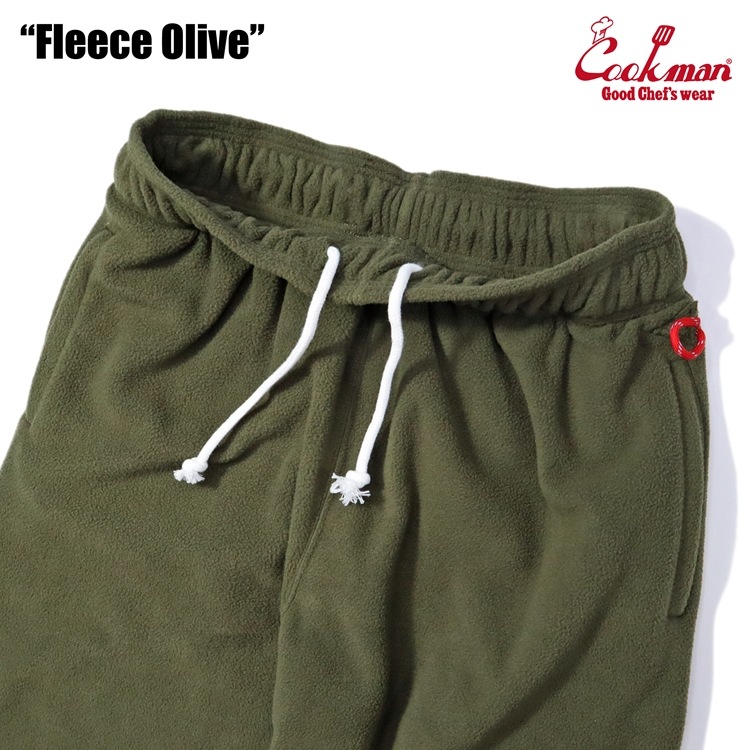 COOKMAN/クックマン Chef Pants Fleece シェフパンツ「Olive」（ユニ