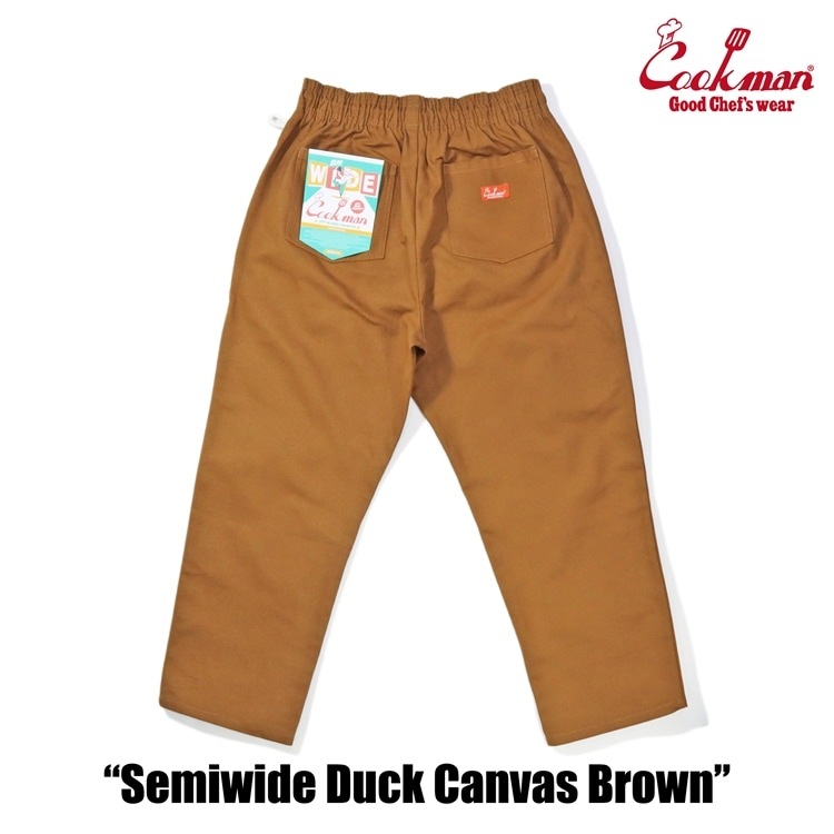 COOKMAN/クックマン Chef Pants Semiwide シェフパンツ「Duck Canvas