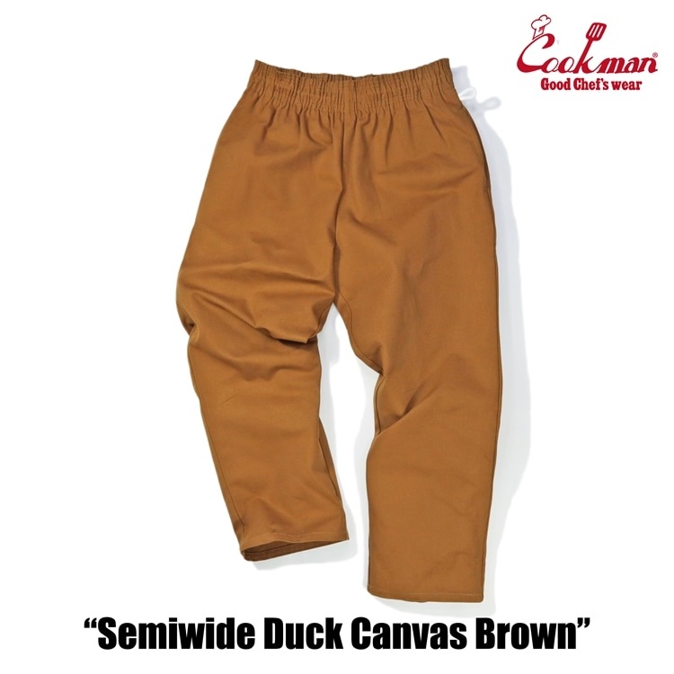 COOKMAN/クックマン Chef Pants Semiwide シェフパンツ「Duck Canvas