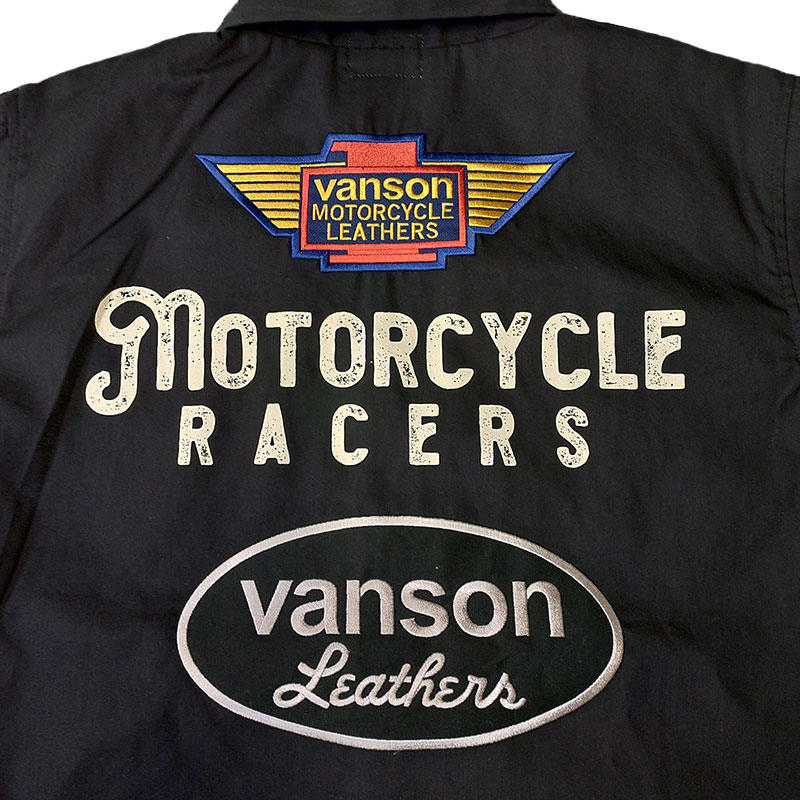 VANSON バンソン コーチジャケット｜5サイズ｜ポリコットン（883V339