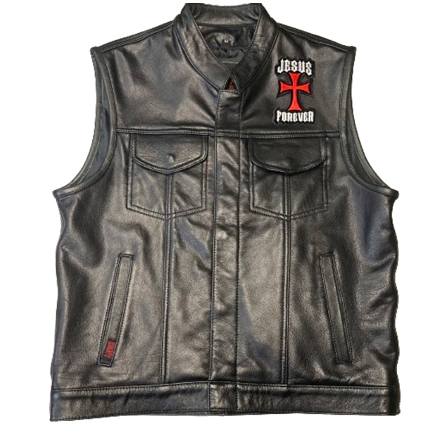 HOT LEATHERS】ホットレザーズ 「JESUS FOREVER」十字架 クロス