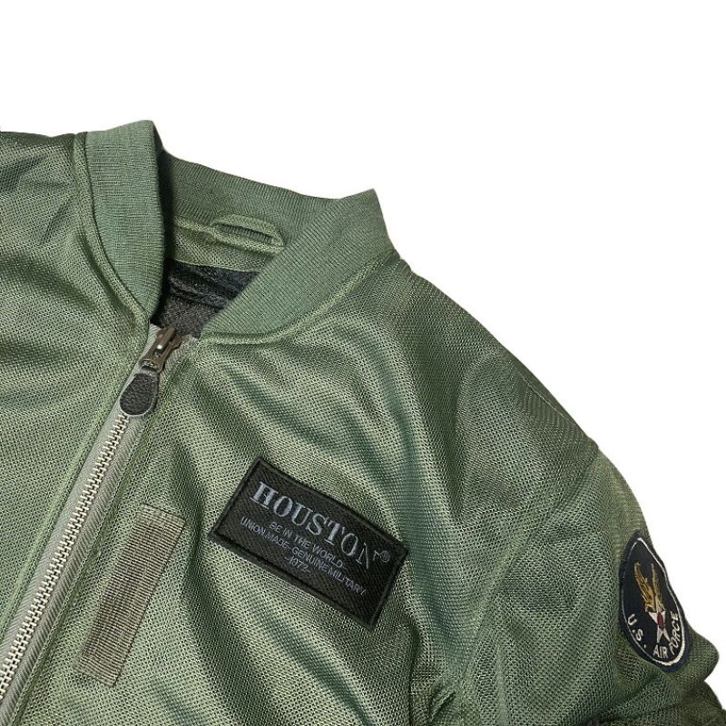 HOUSTON / ヒューストン メッシュジャケット MA-1 MESH M/C JAC M～4XL