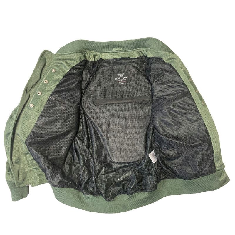 HOUSTON / ヒューストン メッシュジャケット MA-1 MESH M/C JAC M～4XL