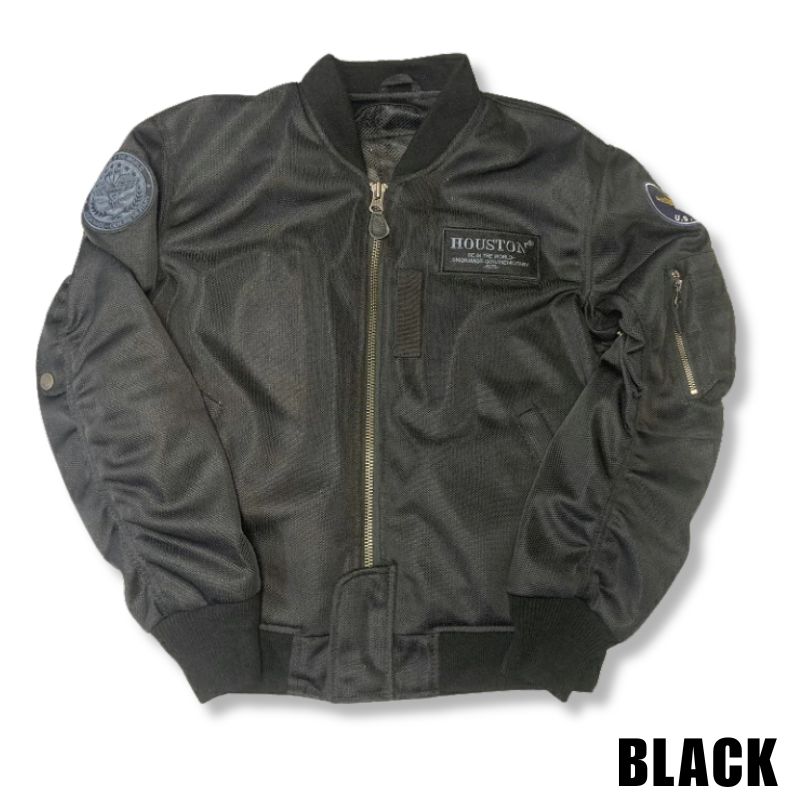 HOUSTON / ヒューストン メッシュジャケット MA-1 MESH M/C JAC M～4XL
