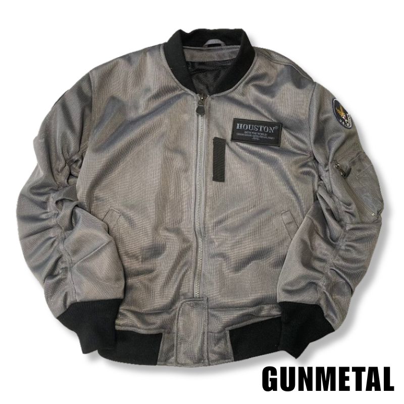 ヒューストン　ma-1　フルメッシュジャケット　Lサイズ HOUSTON / ヒューストン メッシュジャケット MA-1 MESH M/C JAC M～4XL