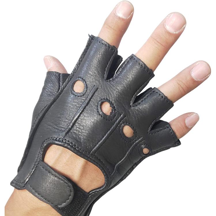 NAPA GLOVE ナパグローブ フィンガーレスグローブ ｜指切り 指ぬき 黒