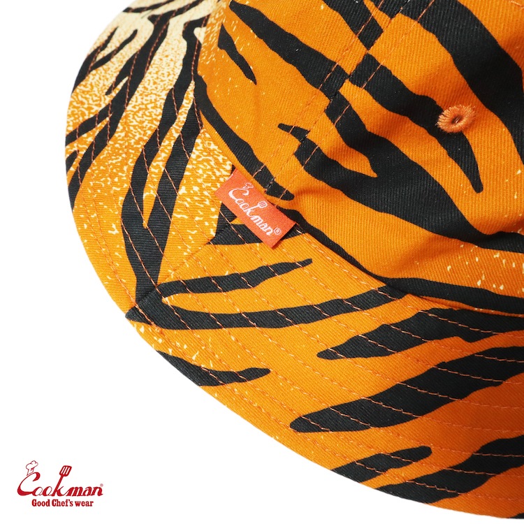 COOKMAN/クックマン バケットハット 帽子 Bucket Hat Tiger オレンジ