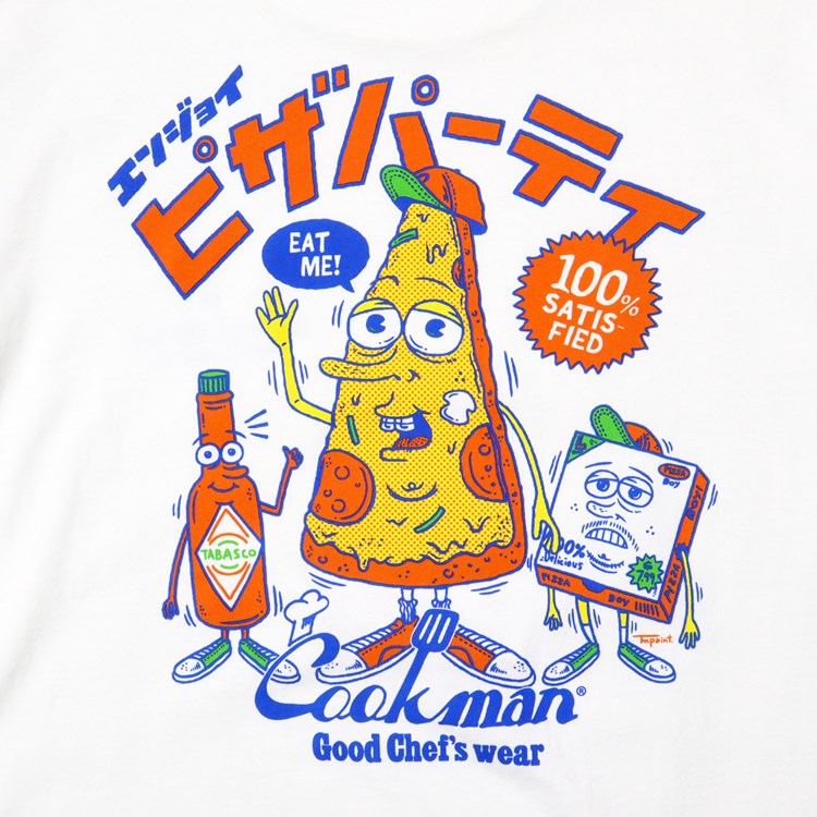 COOKMAN クックマン Tシャツ TM Paint Pizza Party（ユニセックス