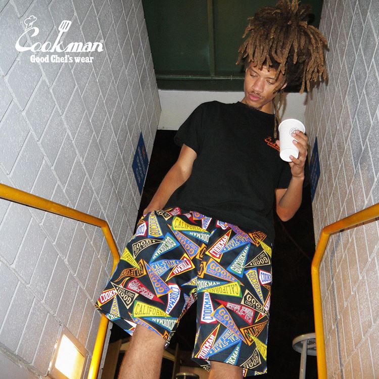COOKMAN/クックマン ショートシェフパンツ Chef Pants Short Pennant