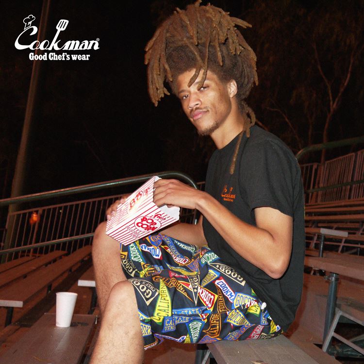COOKMAN/クックマン ショートシェフパンツ Chef Pants Short Pennant