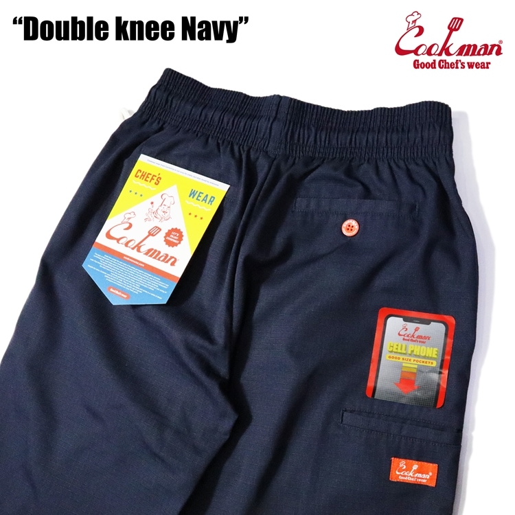 COOKMAN/クックマン Chef Pants シェフパンツ「Double knee Ripstop