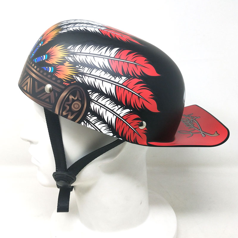 ベースボールキャップスタイル クラシックレトロヘルメット ハーフ