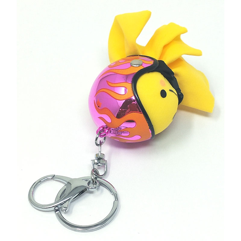 てるぼう＆ヘルメットキーホルダーセット『フレイム メタリック