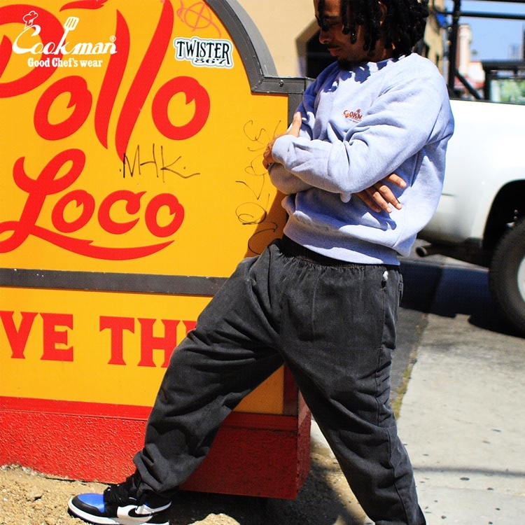 クックマン　COOKMAN CHEF PANTS 新品　デニムブラック COOKMAN クックマン Chef Pants Denim Light Black シェフパンツ